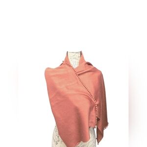 Bajra Cashmere & Silk Pashmina Shawl – Auburn Orange